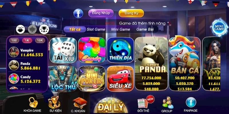 Cung cấp đa dạng các game nổ hũ siêu khủng